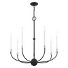 Livex Lighting Clairmont 7 - Light Chandelier in  Black/Brushed Nickel - 4 of 4