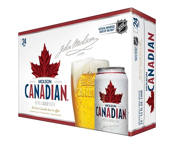 Molson&#174; Canadian Beer - 24pk / 12oz Cans
