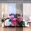 Bebejan Textured Floral 100% Cotton 5-Piece Reversible Comforter Set - 4 of 4