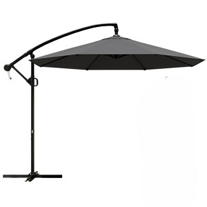 SEVOBAL Patio Umbrellas Outdoor Market Extra Large, Crank Handle for Deck, Lawn, Backyard, Sun Shade - 1 of 4