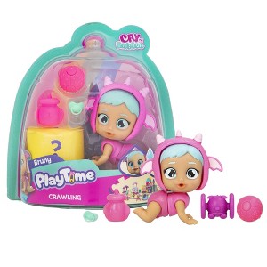 Cry Babies PlayTime Day Care Crawling Bruny Figure - 5+ Surprises, Accessories, Great Gift for Kids Ages 4+ - 1 of 4