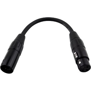 Pig Hog Lighting Cable DMX Adapter 5-pin(M) to 3-pin(F) XLR 6 in. - 1 of 1