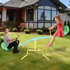 VisioGear Children's Seesaw, Double Person 360° Rotating Seesaw with Backrest, Indoor And Outdoor Playground, Multicolor, 104"*36"*28" - 2 of 4