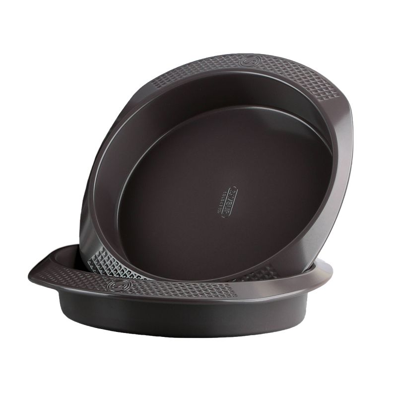 Saveur Selects Set of 2 Round Non-stick Carbon Steel Cake Pans: 11.4&#34;x10&#34;Wx2&#34;H&#34;, 1 of 5