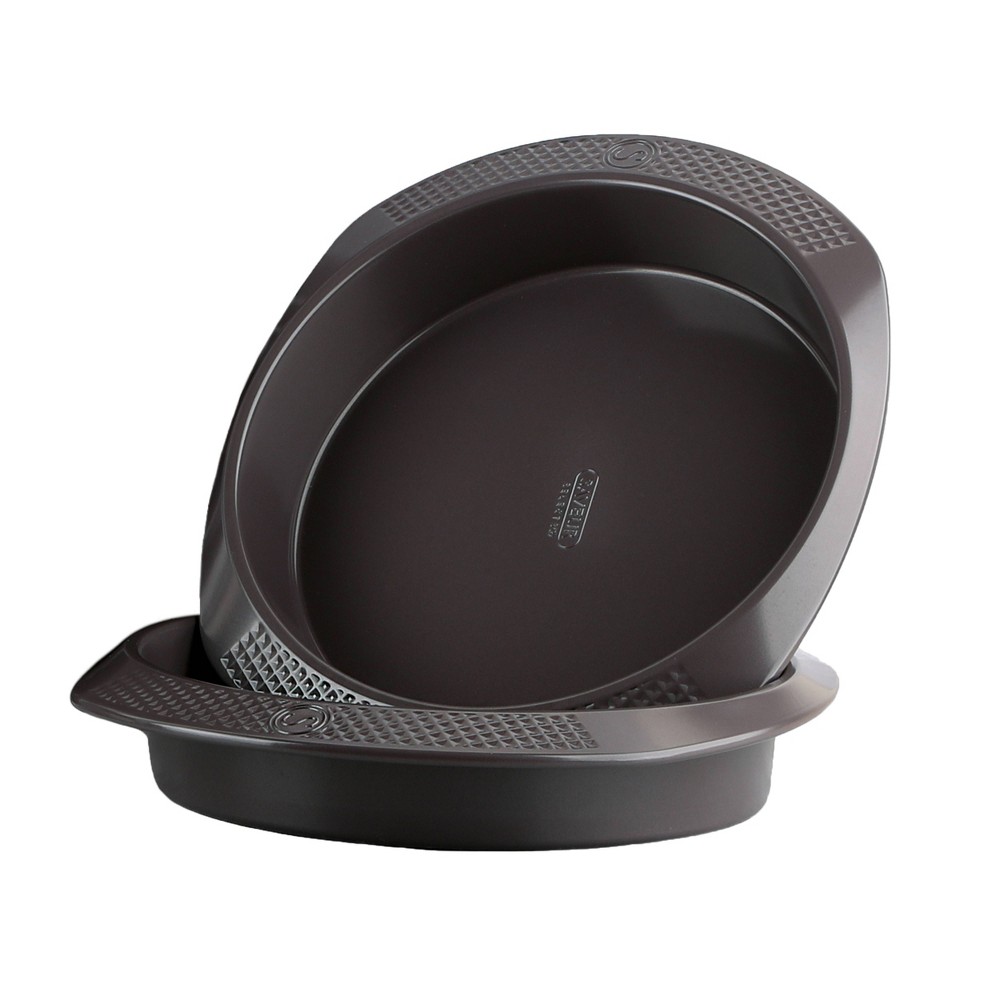Photos - Bakeware Saveur Selects Set of 2 Round Non-stick Carbon Steel Cake Pans: 11.4"x10"W