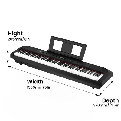 Pianoforte digitale per principianti 88 tasti a grandezza naturalePianoforte digitale per principianti 88 tasti a grandezza naturale  