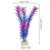 Unique Bargains Plastic Artificial Water Plants Aquarium Decorations Purple 6.97" Heigh 1 Pc - 4 of 4