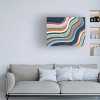 Trademark Fine Art - Elena Ristova  blue rust 62 Canvas Art - 2 of 4