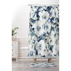 Deny Designs Jacqueline Maldonado Textural Botanical Watercolor Memory Foam Bath Mat Blue - 4 of 4