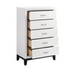 CAVINAS Bedroom Dresser,Slim Storage Dressers & Chest of Drawers with 2/5 Drawers for Living Room,Entryway,Hallway,White - 2 of 4