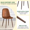 Lyngins 4-Pack Dining Chair with Black Metal Legs & Floor Protectors, Industrial-Modern Style Kitchen Chair, Versatile for Dining Room, Living Room - 4 of 4