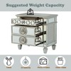 NicBex Nightstand with Drawers,Side Table with Metal Handles and Elegant Finish,Modern Bedside Table for Bedroom,Living Room - 3 of 4