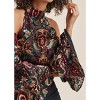 VENUS Womens Cold Shoulder Ruffle Top - 3 of 4