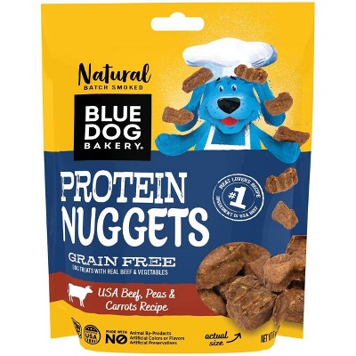 Blue Dog Bakery Protein Nuggets Beef, Peas and Carrots Dog Treats - 6oz