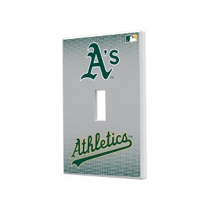 MLB American League Teams Linen Hidden-Screw Light Switch Plate for Single Toggle - 1 of 4