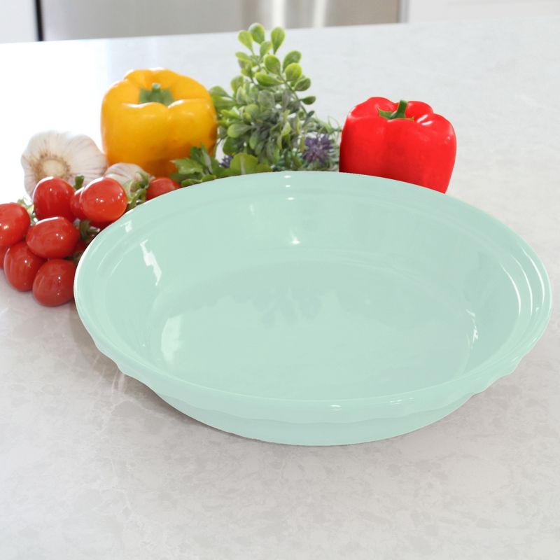 Chantal Sage Green Ceramic 9.5 Inch Deep Pie Dish, 1 of 3