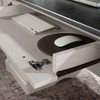 Sauder Palladia 7Drawer Home Office Desk Glacier Oak: Executive Workspace, Keyboard Shelf, Metal Runners, Cable Management Grommets: Laminated MDF - 4 of 4