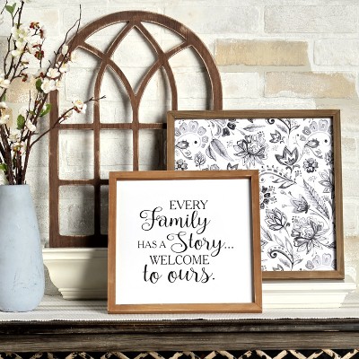 Lakeside Every Family Has a Story Layered Art Sets - Country Toile - 3 Pieces