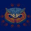 Junior's Design By Humans Owl face By LetterQ T-Shirt - 2 of 3