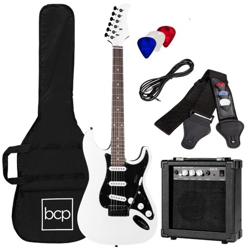 Best Choice Products 39in Full Size Beginner Electric Guitar Kit with Case, Strap, Amp, Whammy Bar - image 1 of 4