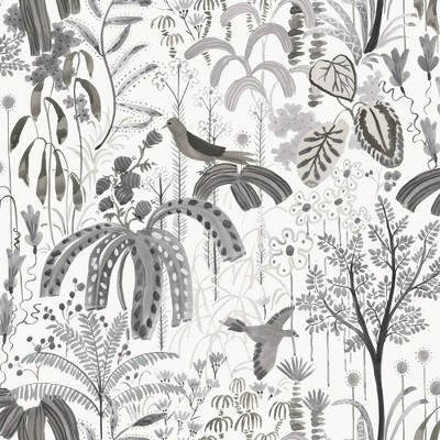 Tempaper & Co.® Willow Removable Peel And Stick Wallpaper, Misty Gray ...