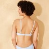 Women's Smocked Underwire Bikini Top - Wild Fable™ Light Blue - 2 of 4