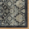 Crystal Print Tanis Traditional Floral Bohemian Livingroom Dining Bedroom Flat Pile Easy Care Indoor Area Rug - 3 of 4