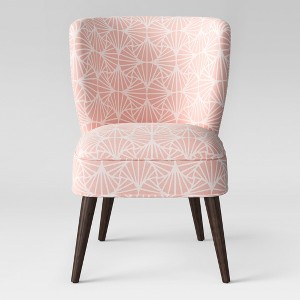 Pessac Curved Back Slipper Chair Scallop Pink - Project 62