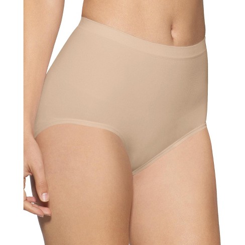 Bali Women's Seamless Shaping Brief 2-pack - X204 M Soft Taupe