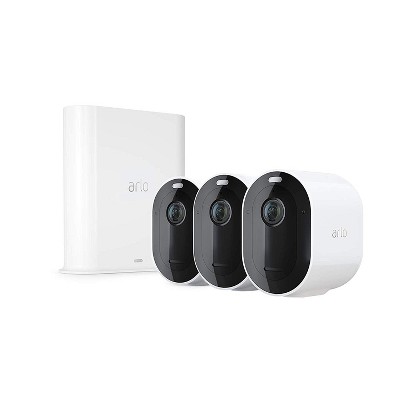Arlo VMS4340P-100NAR Pro 3 WireFree Security System, 3 Camera Kit - Certified Refurbished