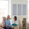 Sound Absorbing, Acoustic Panels, Light Weight in Grey - Pack of 5 - 4 of 4