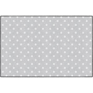 Flagship Carpets Schoolgirl Style Polka Dots Classroom Area Rug - 1 of 4