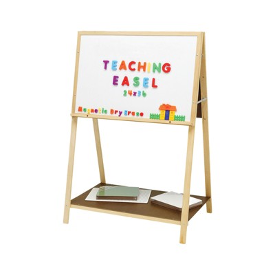 Crestline Products Deluxe Magnetic Paper Roll Easel, Dry Erase/black Chalk  : Target