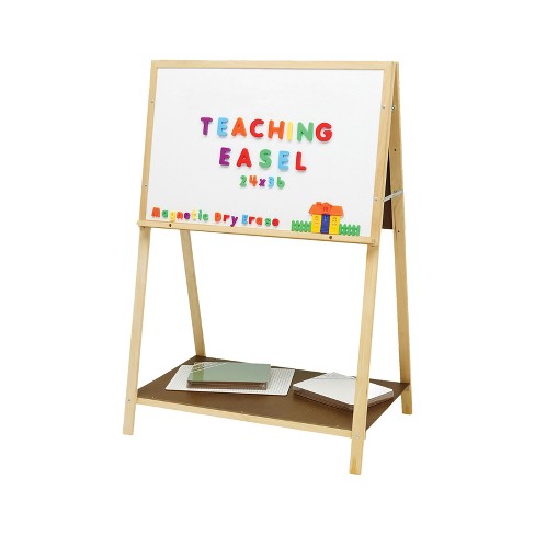 Melissa & Doug Double-sided Magnetic Tabletop Art Easel - Dry-erase Board  And Chalkboard : Target