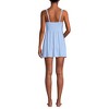 Lands' End Women's SlenderSuit V-neck Wrap Swim Dress One Piece Swimsuit Adjustable Straps - 2 of 4