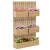 Maggift Raised Garden Bed, with legs, self-watering planter box Raised bed for growing flowers, herbs and vegetables, Natural, 43.00"*27.25"*4.25" - 2 of 4