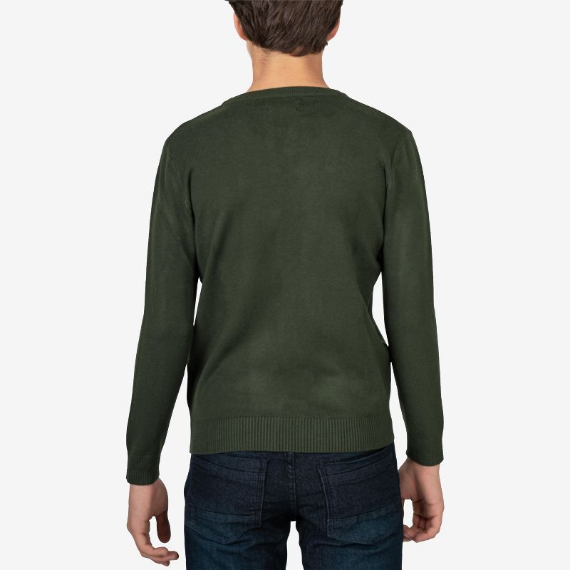 X RAY Boy's Basic V-Neck Sweater, 2 of 6