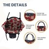 Signare USA Pug Dog Red Foldaway Grocery Bag - 4 of 4