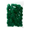 John Bead 2in Green Pom Poms for Crafts DIY Art Creative, 50pcs - 4 of 4