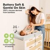 2pk Isla Changing Pad Covers for Girl, Boy, Soft Contoured Diaper Changing Table Pad Cover Sheets Neutral - 3 of 4