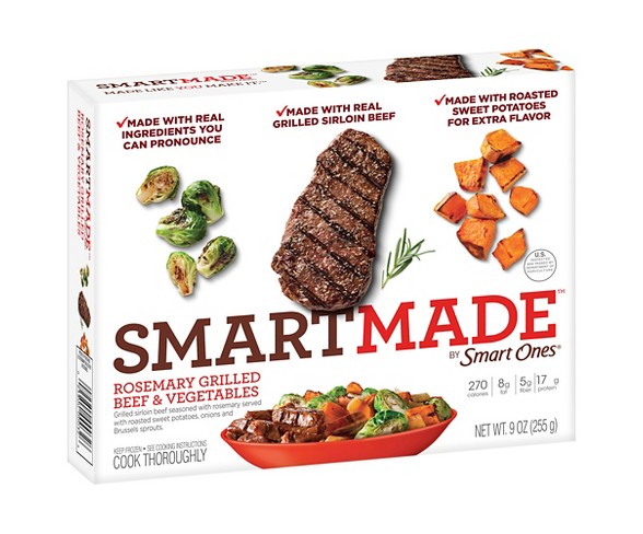 Smart Made Rosemary Frozen Grilled Beef & Vegetables - 9oz