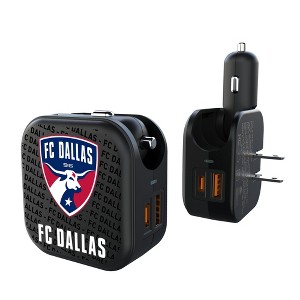 MLS Western Conference Teams Text Backdrop 18-Watt 2 in 1 USB A/C Charger - 1 of 3