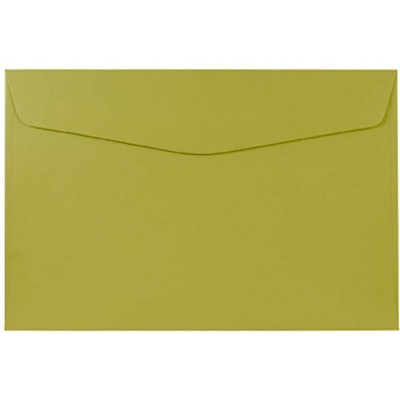 JAM Paper 6 x 9 Booklet Envelopes Chartreuse Green 21512978