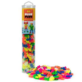 PLUS PLUS - Open Play Set - 600 Piece - Basic Color Mix, Construction  Building Stem Toy, Interlocking Mini Puzzle Blocks for Kids