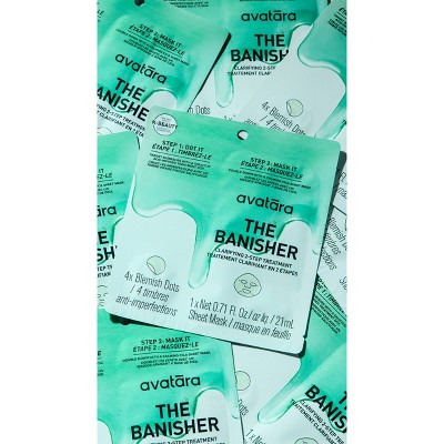 Avatara The Banisher 2 Step Clarifying Treatment - 0.71 fl oz: Hydrating, Face Application, Oily & Acne-Prone Skin, Vegan