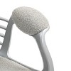 GlasFlength Task and Office Chairs Adjustable Office Chair Ergonomic Swivel Chair Computer Arm Chair for Long Sitting, Gray, 23.5"*23.8"*40.5" - 3 of 4
