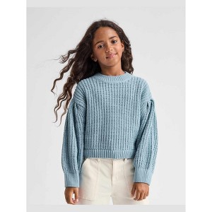 The Children's Place Girls Long Sleeve Shaker Stitch Chenille Sweater - 1 of 4