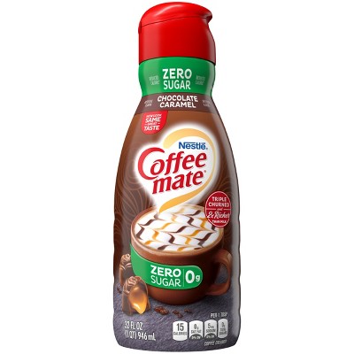 Coffee mate Zero Sugar Chocolate Caramel Coffee Creamer - 32 fl oz (1qt)