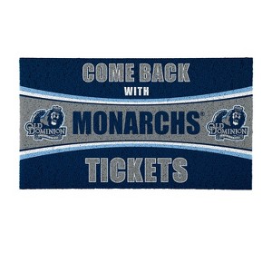 Evergreen Come Back with Tickets Old Dominion University 28" x 16" Woven PVC Indoor Outdoor Doormat - 1 of 4