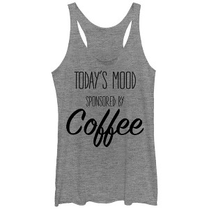 Women's CHIN UP Mood Sponsored by Coffee Racerback Tank Top - 1 of 3